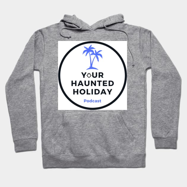 YHH Blue Palm Tree Hoodie by Your Haunted Holiday Merchandise